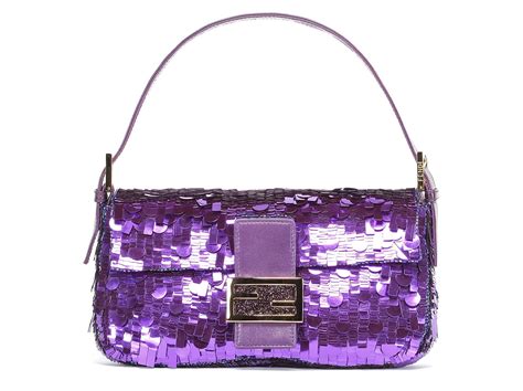 fendi purple bag|fendi baguette tasche.